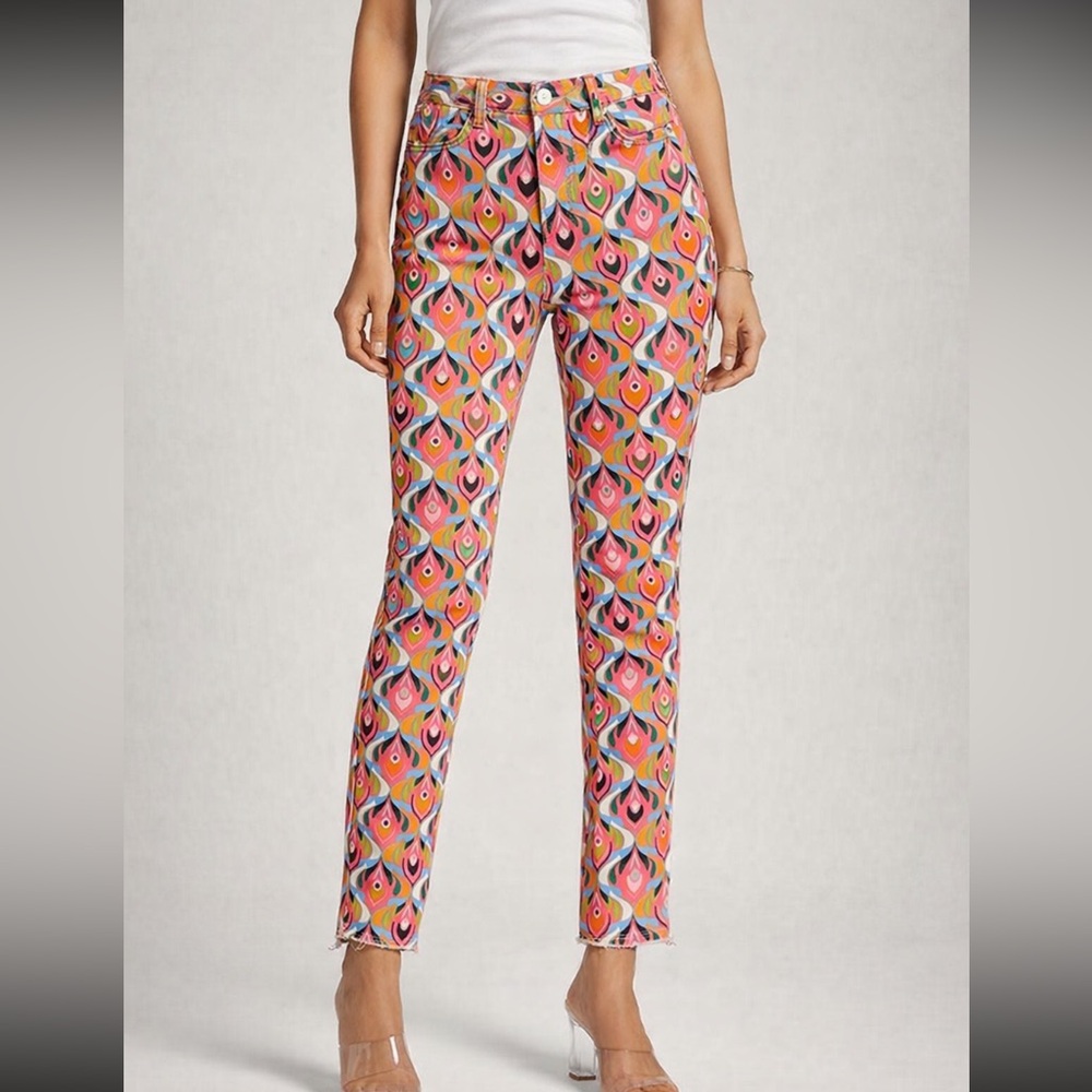 Mac Jeans /dream wonder light Vibrant Multicolor Women's Cropped Jeans
